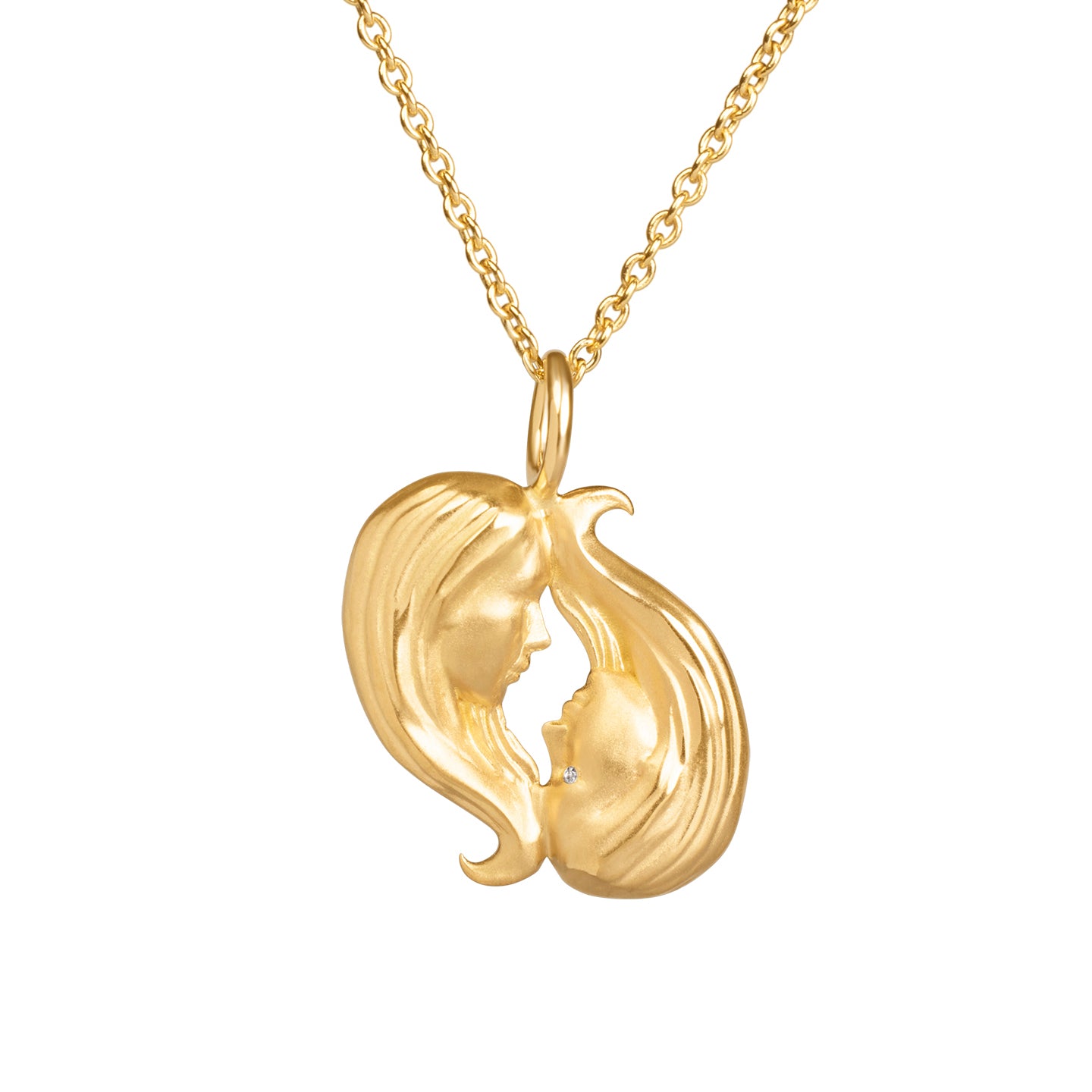18K Gemini Necklace