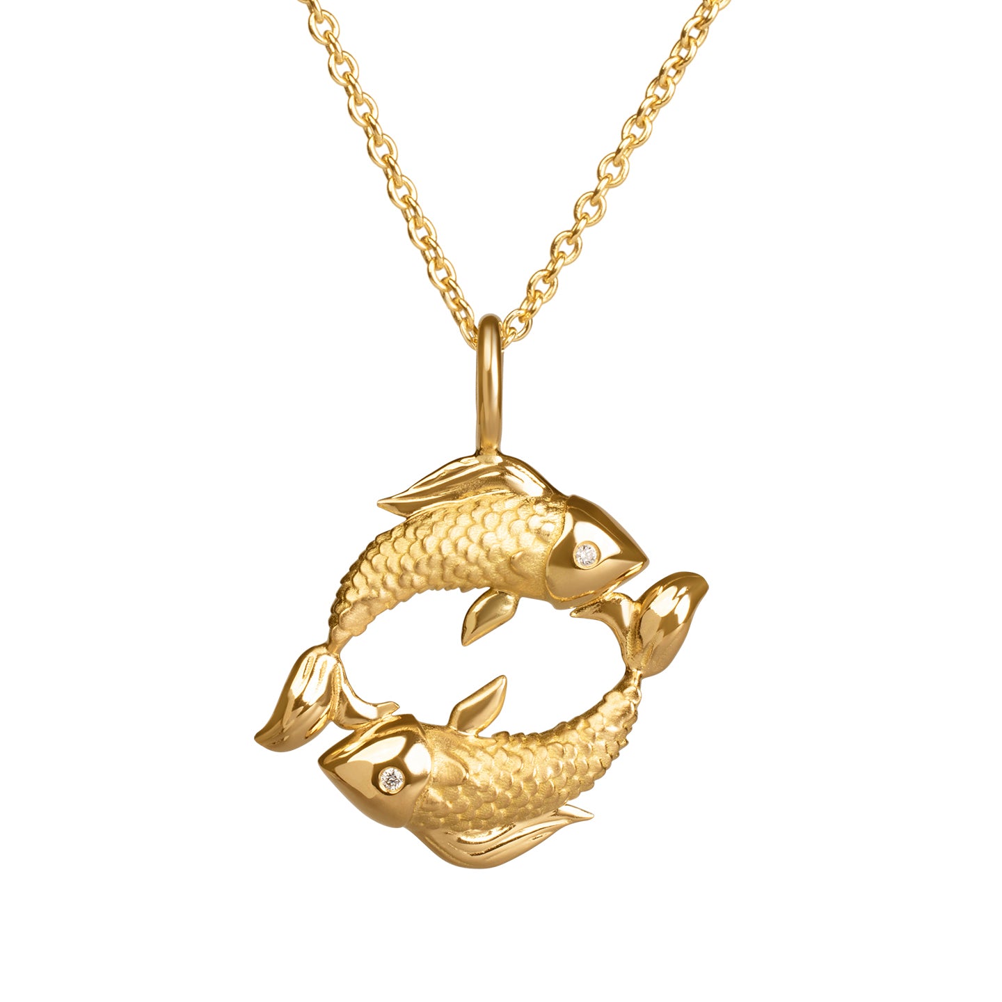 18K Pisces Necklace