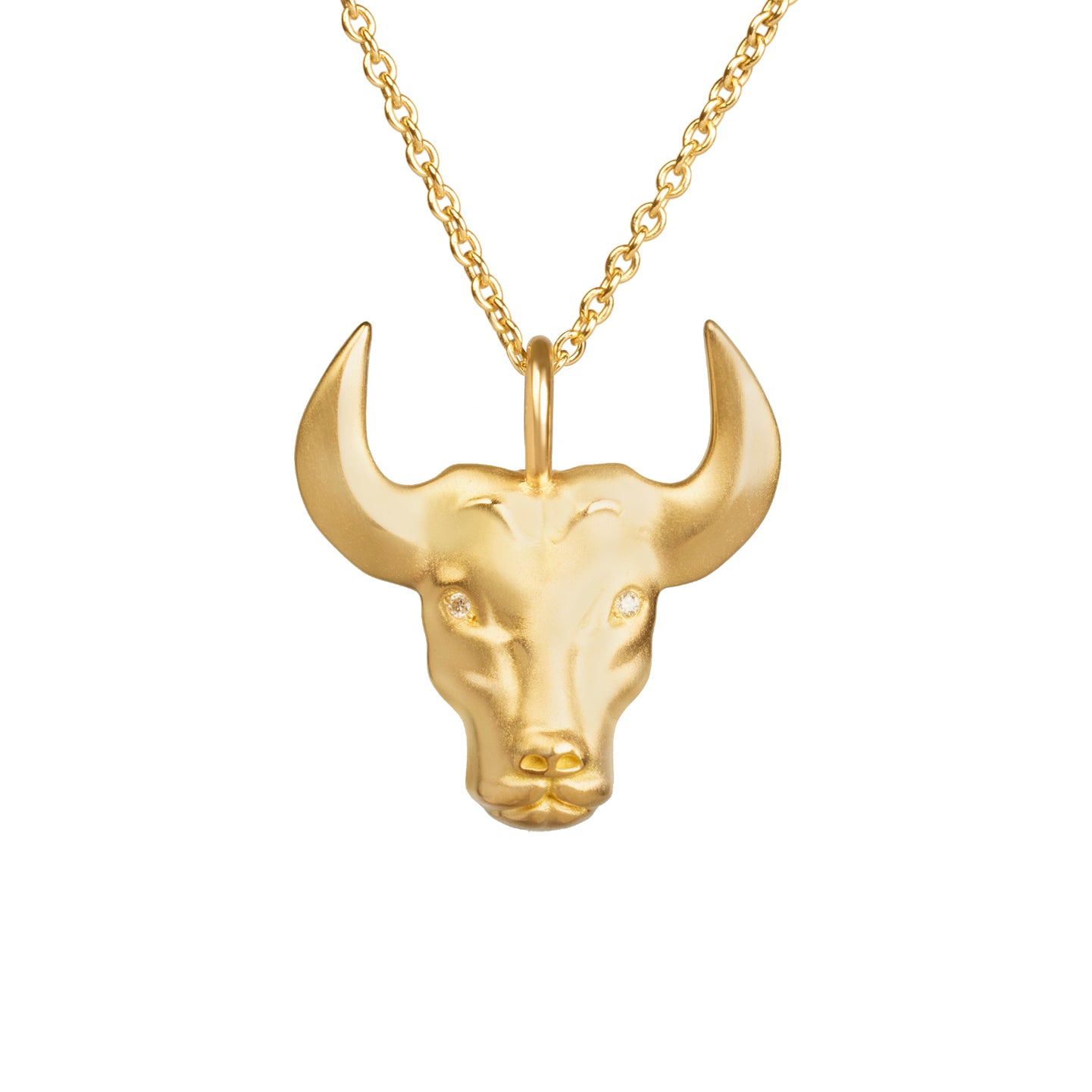 18K Taurus Necklace