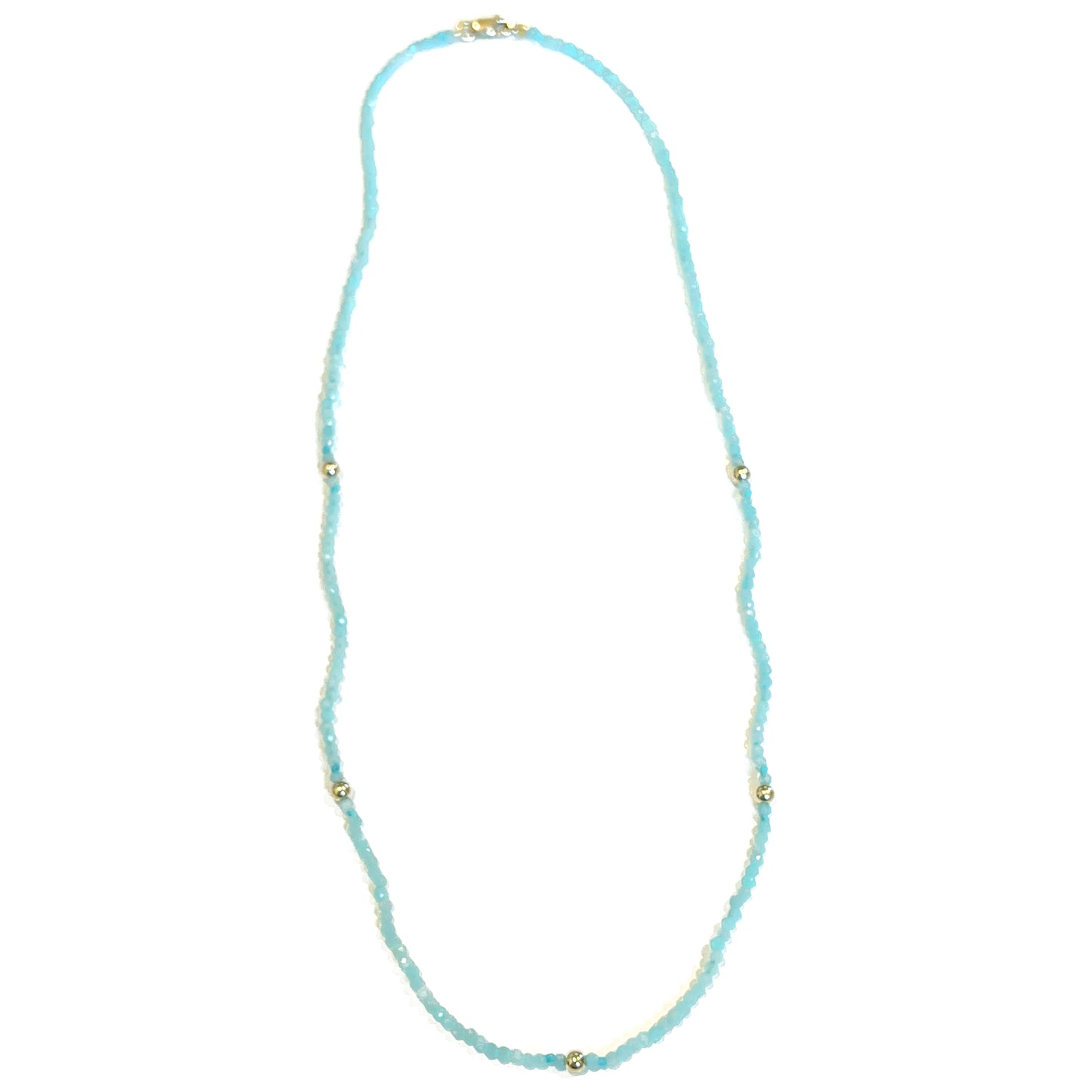 Gemstone Bead Necklace Amazonite