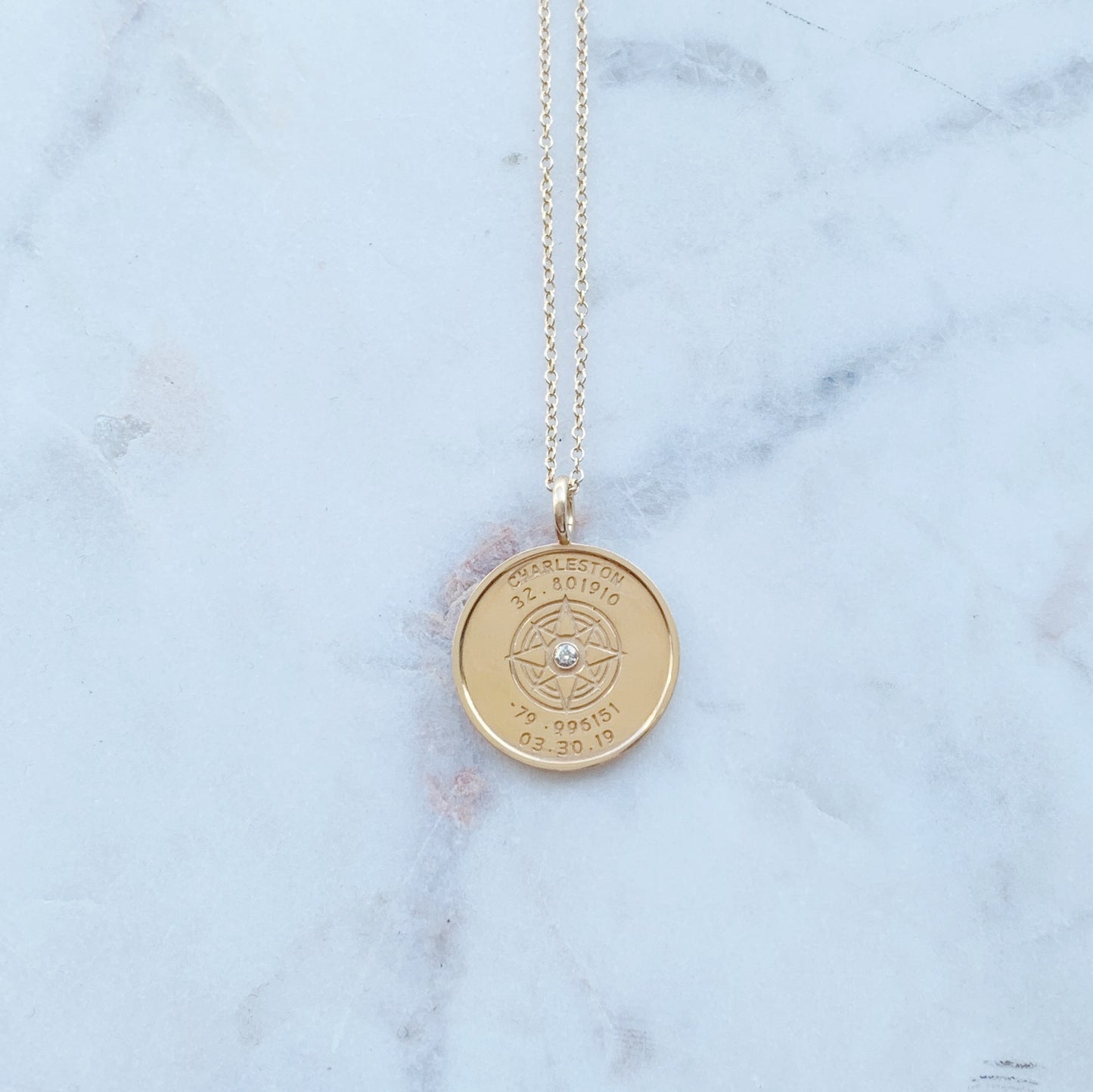 Save the Date Constellation Pendant