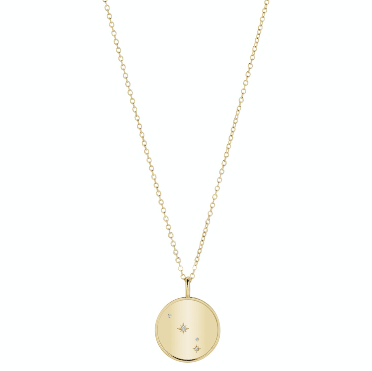 Double Sided Constellation Pendant Aries Necklace