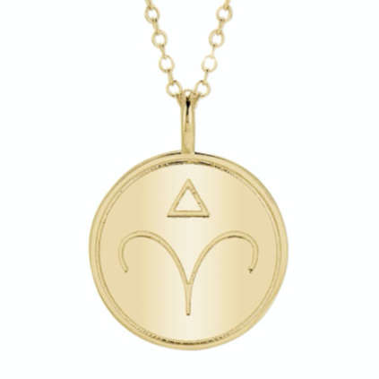 Double Sided Constellation Pendant Aries Necklace