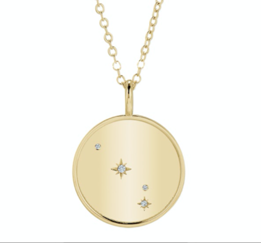 Birth Chart / Diamond Constellation Pendant