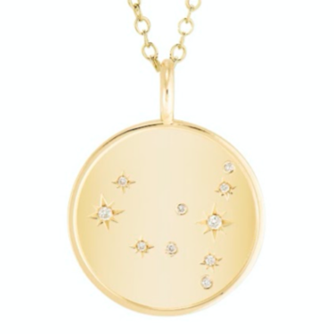 Double Sided Constellation Gemini Necklace