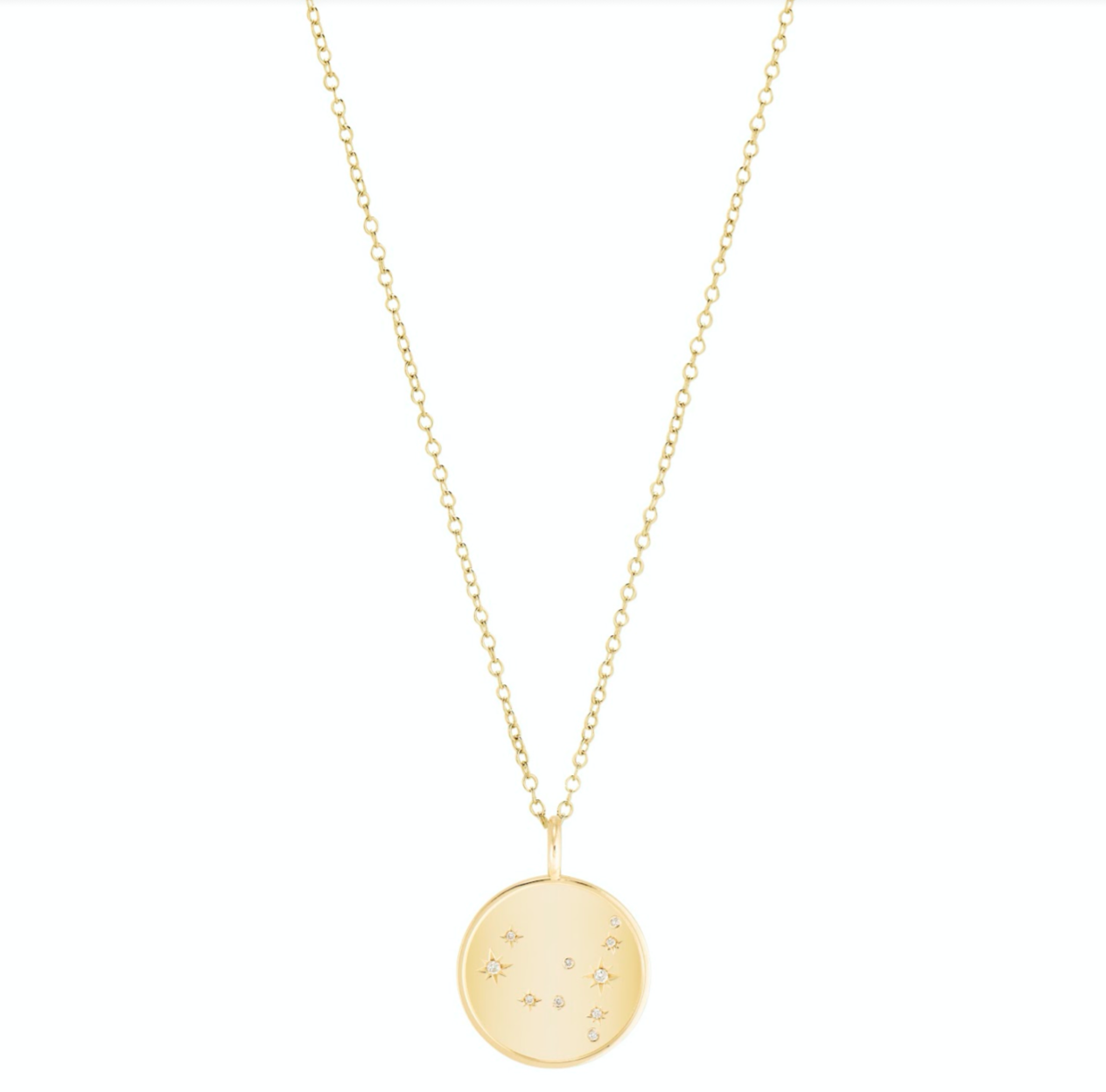 Double Sided Constellation Gemini Necklace