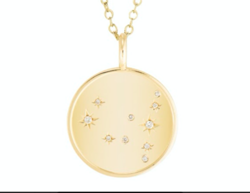 Double Sided Family Constellation Pendant (4 Names)