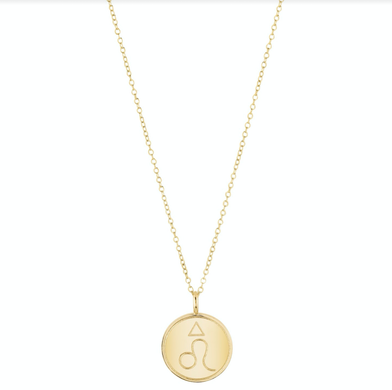 Double Sided Constellation Leo Necklace