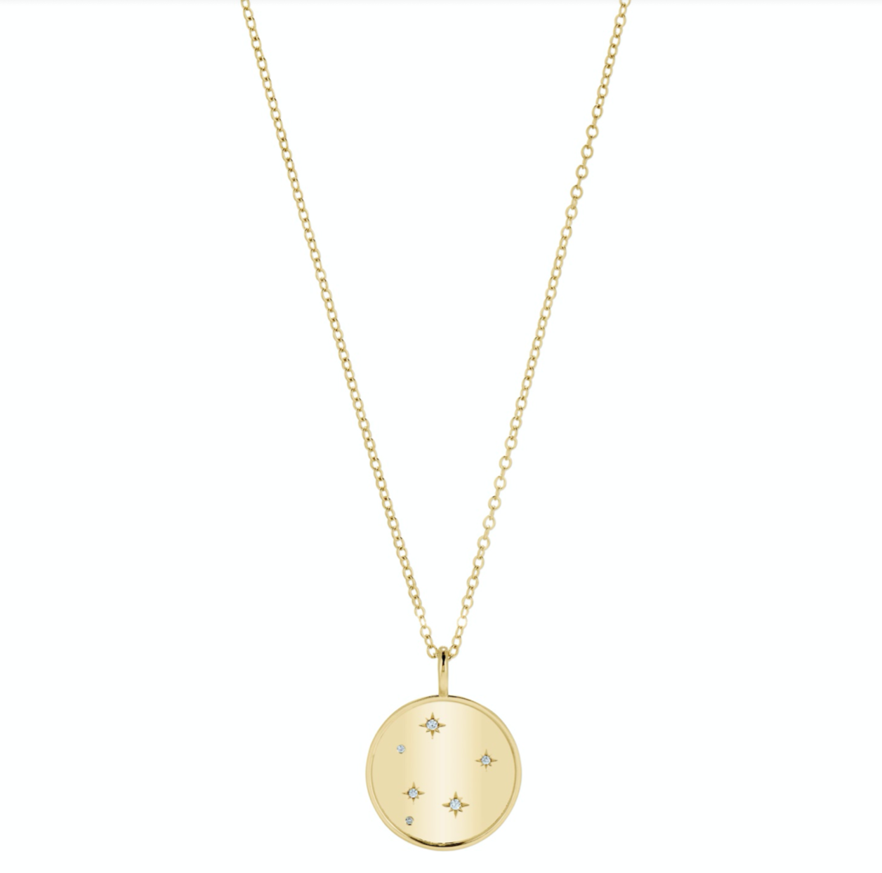 Double Sided Constellation Libra Necklace