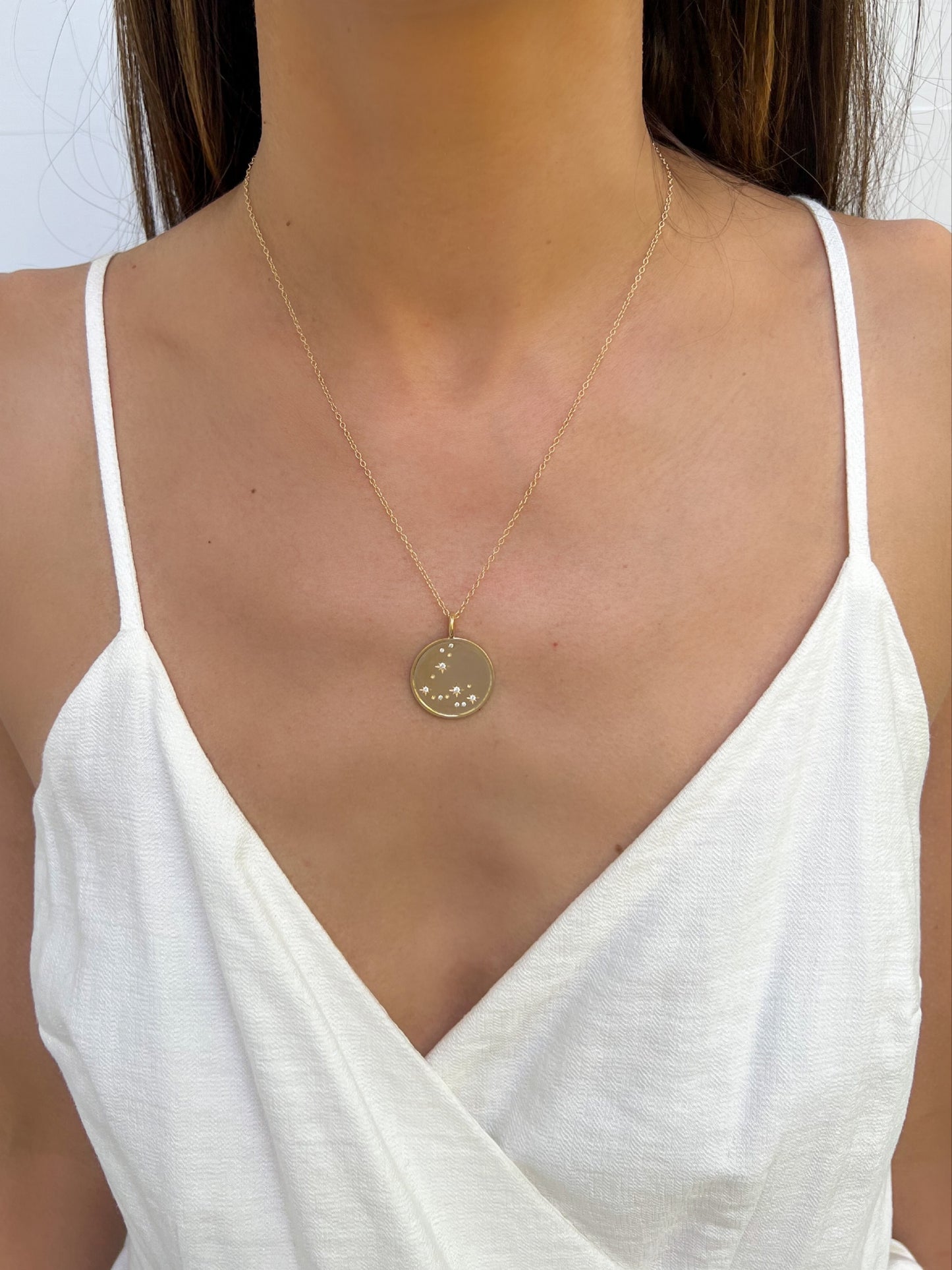 Double Sided Constellation Pisces Necklace