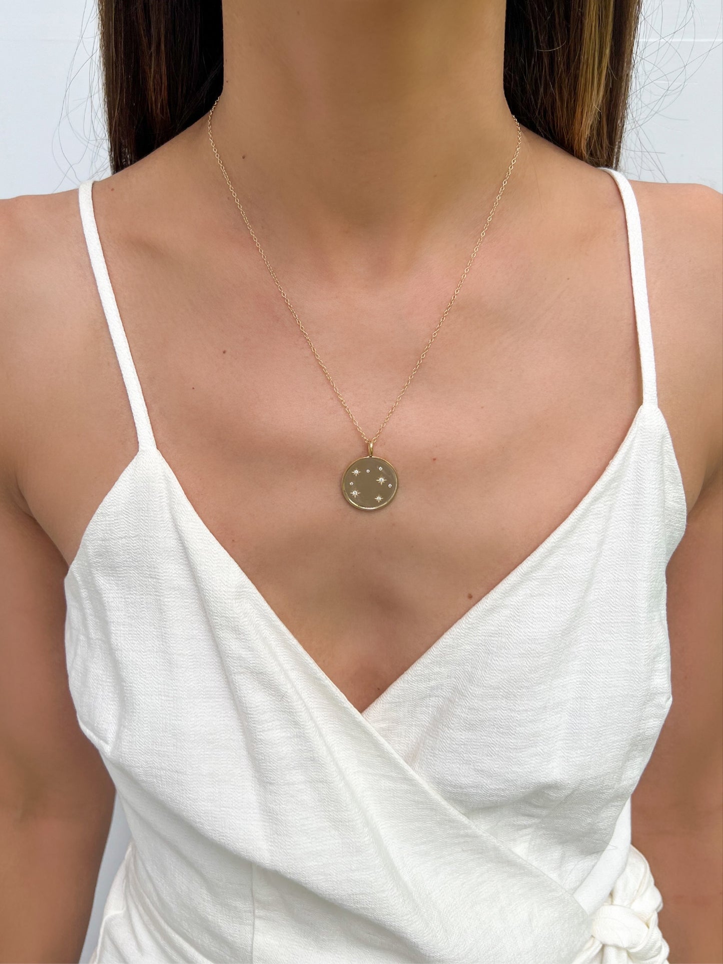 Double Sided Constellation Sagittarius Necklace