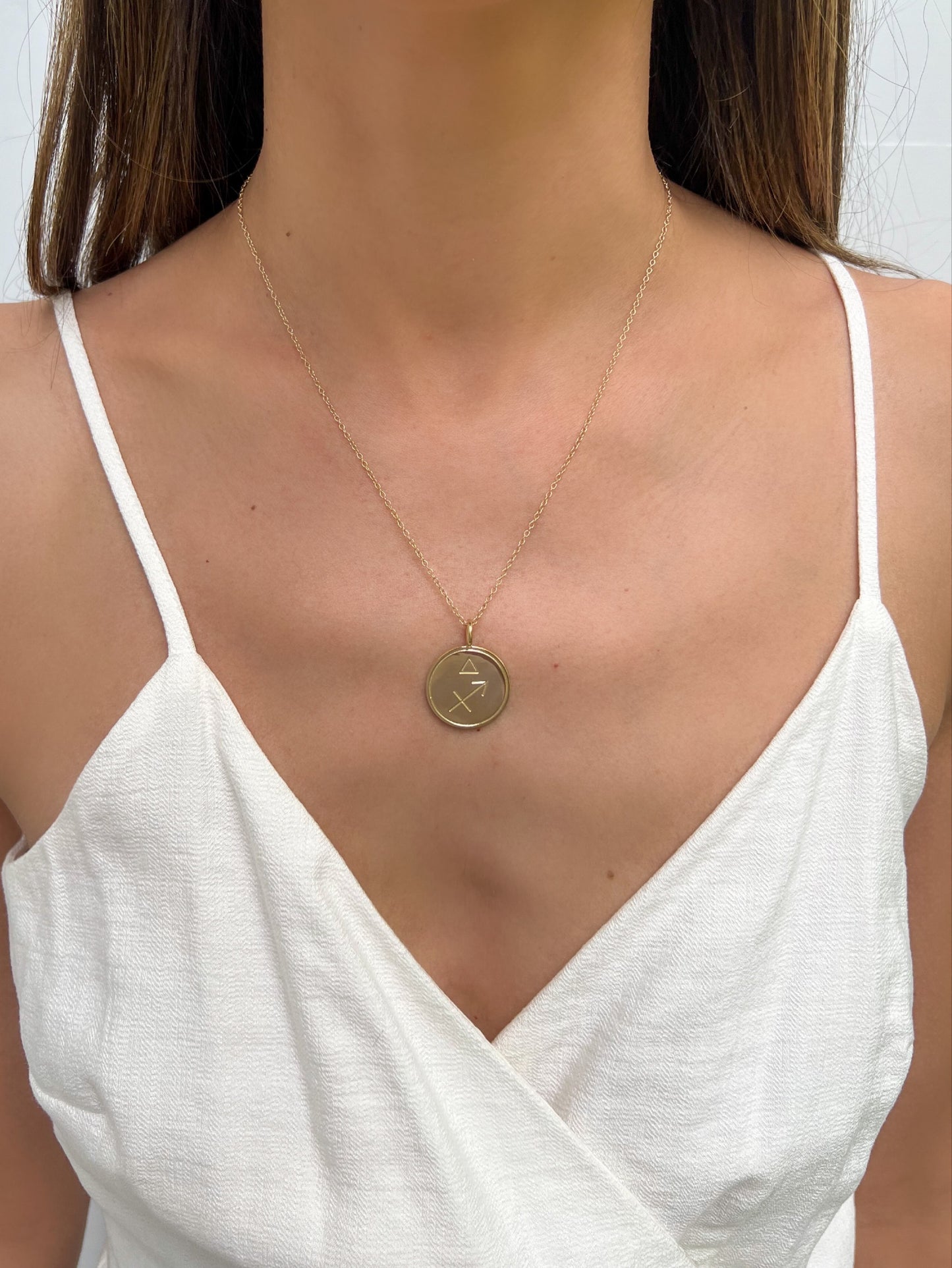 Double Sided Constellation Sagittarius Necklace