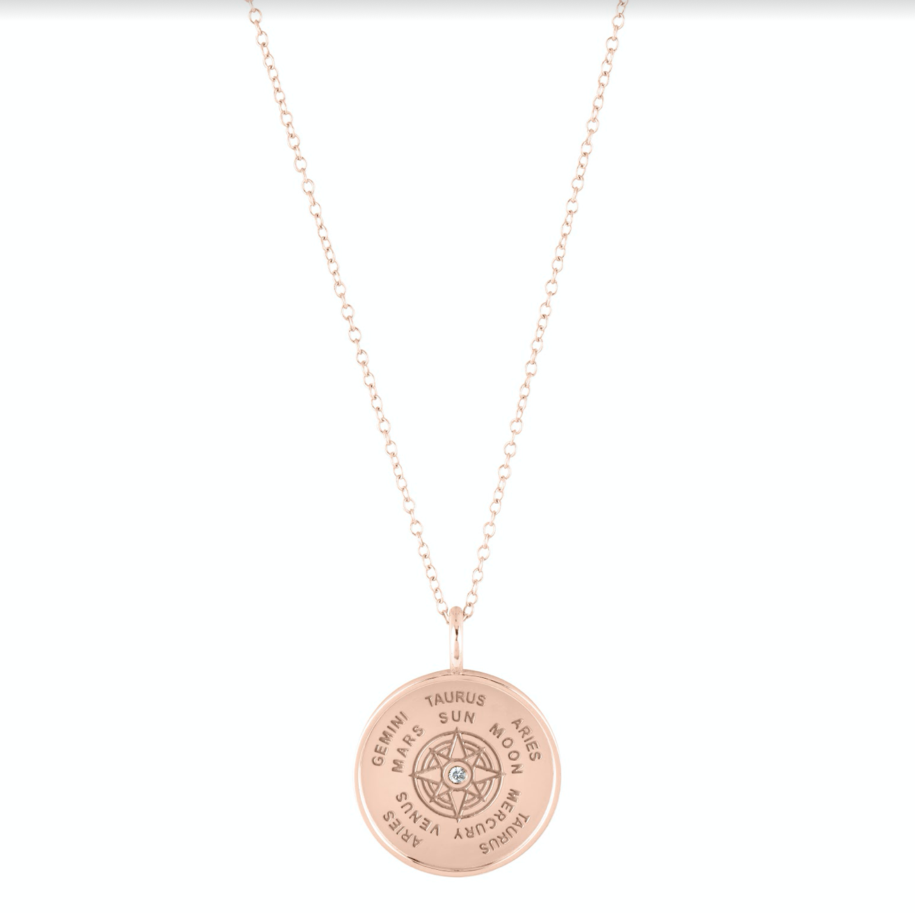Birth Chart Pendant/ Coordinates