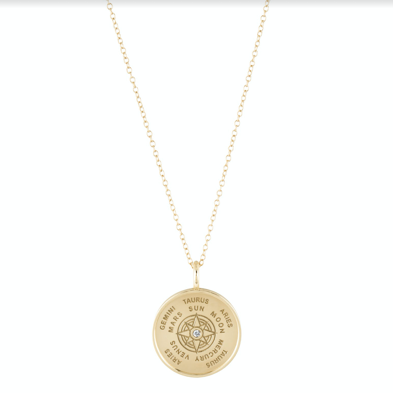Birth Chart Pendant/ Coordinates