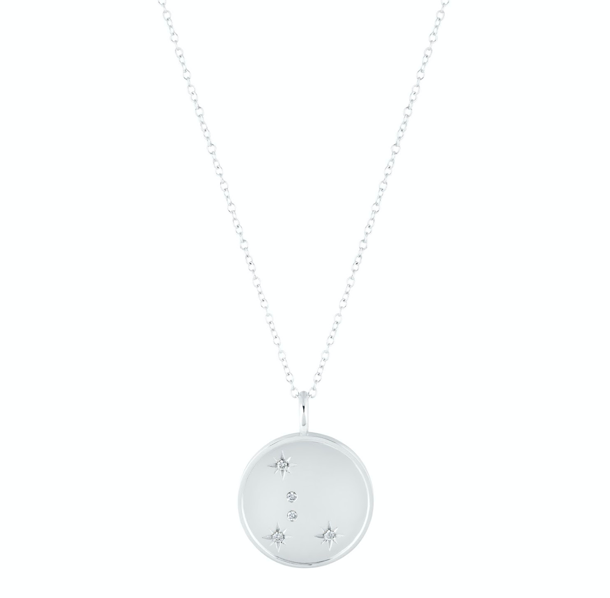 Double Sided Family Pendant Necklace (three names)