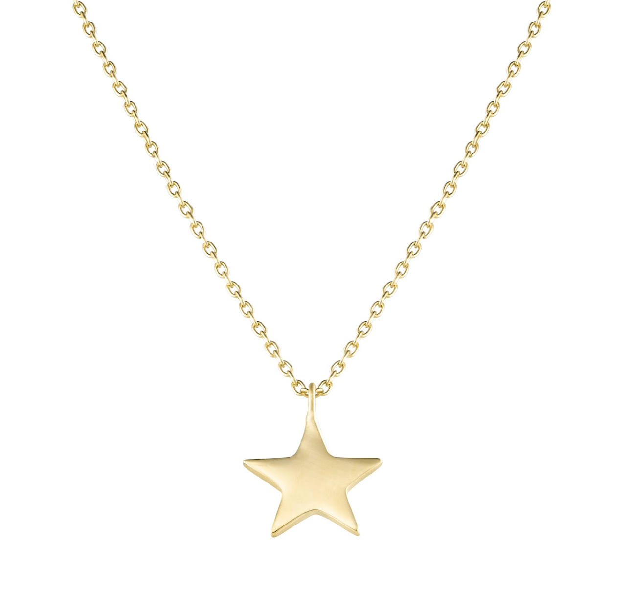 For everyday wear. Can be worn alone or used to layer.  14K yellow gold  double-sided/matte and shiny 14"-16" chain necklace with lobster clasp included