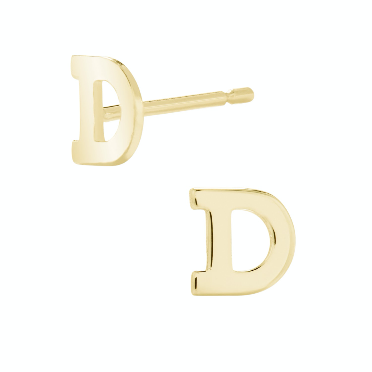 Initial Stud Earring (single)