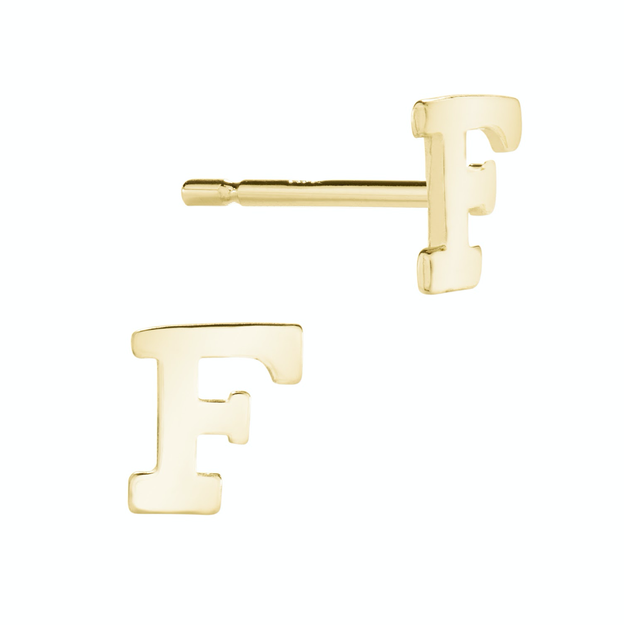 Initial Stud Earring (single)