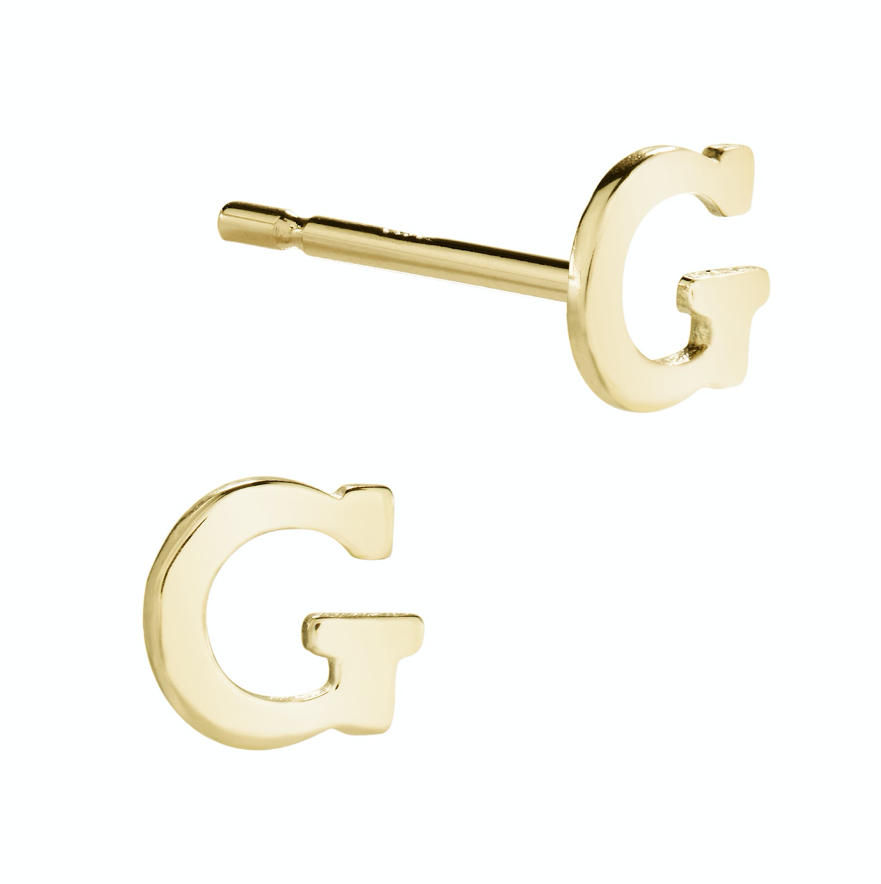 Initial Stud Earring (single)
