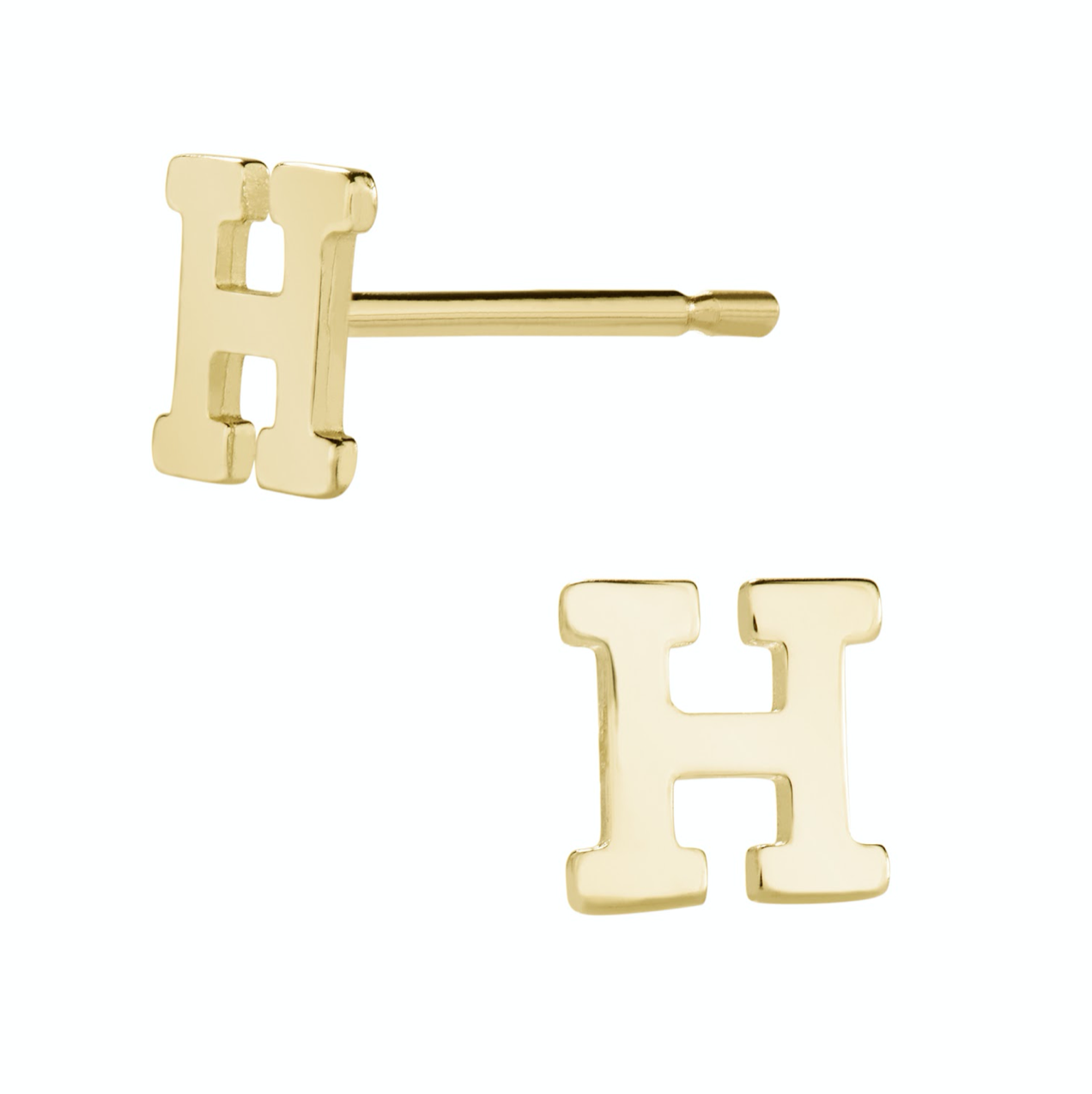 Initial Stud Earring (single)
