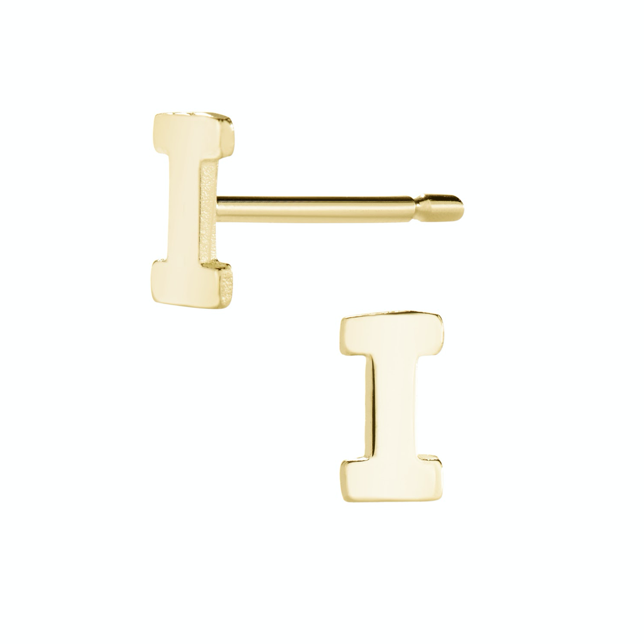 Initial Stud Earring (single)