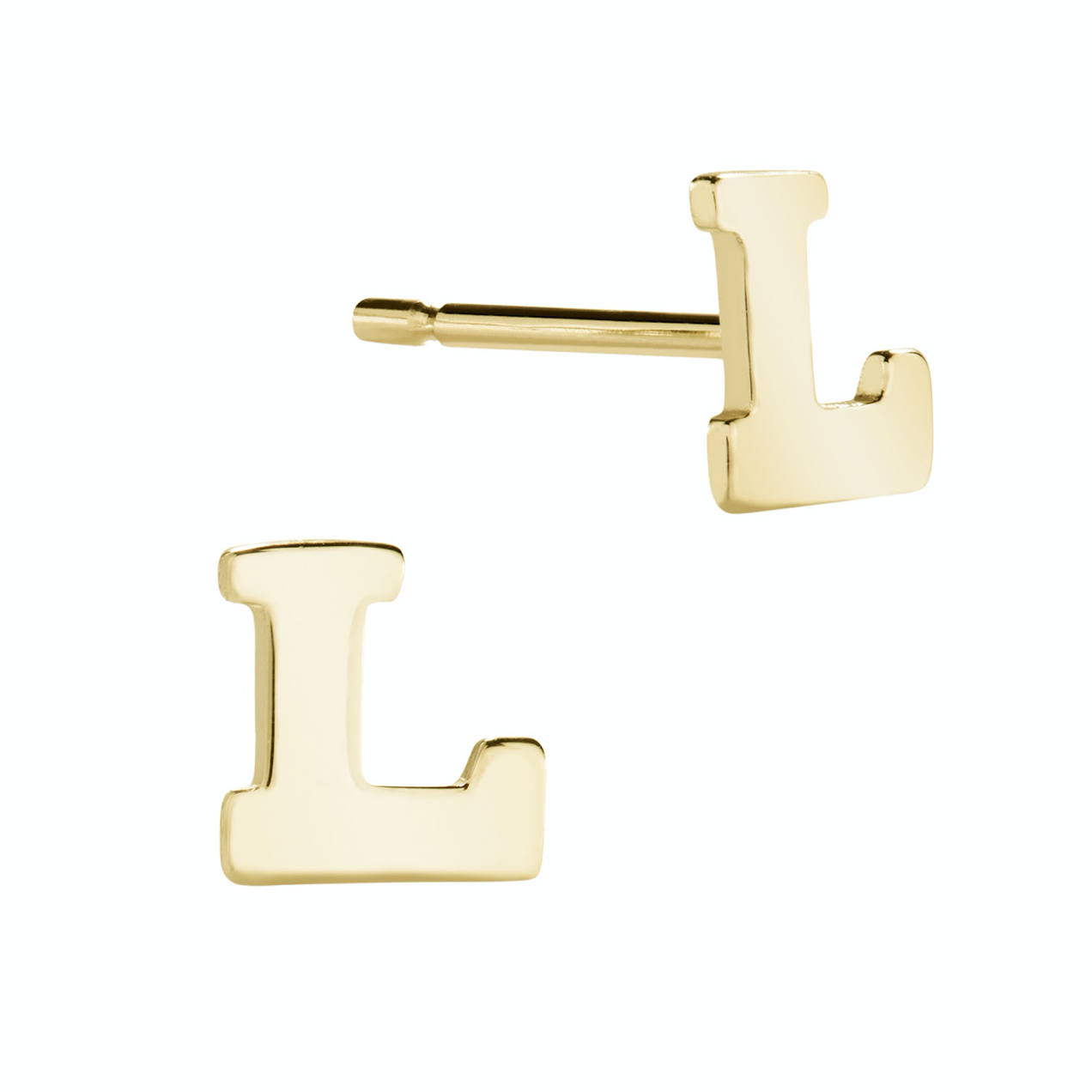 Initial Stud Earring (single)