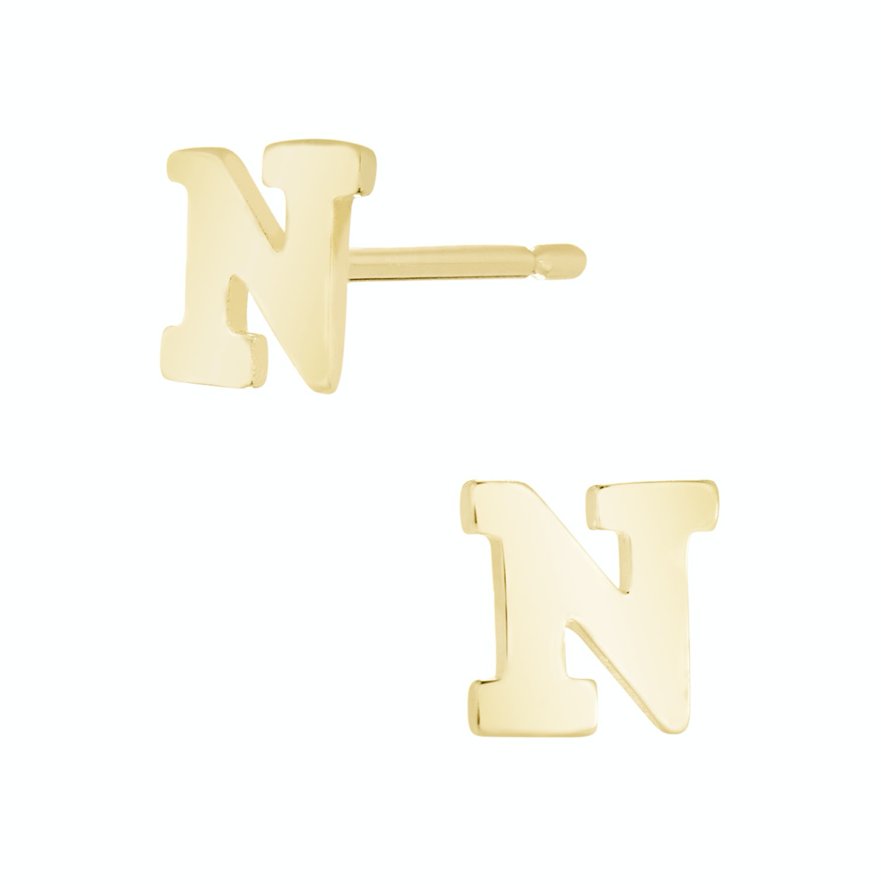 Initial Stud Earring (single)