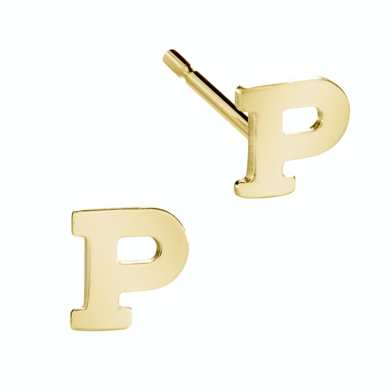 Initial Stud Earring (single)