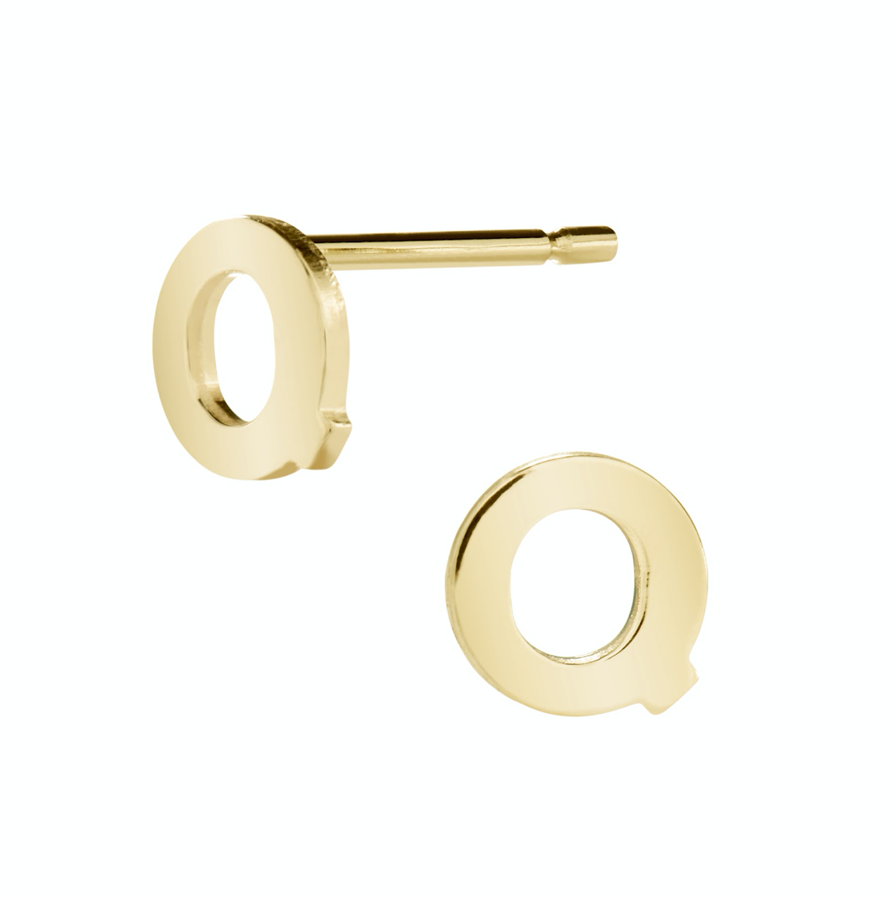 Initial Stud Earring (single)