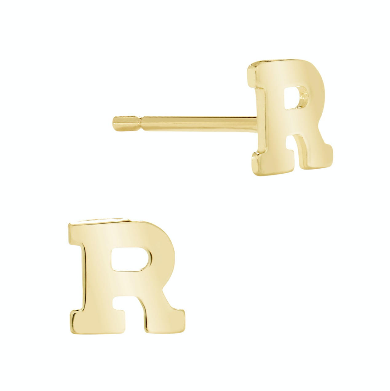 Initial Stud Earring (single)