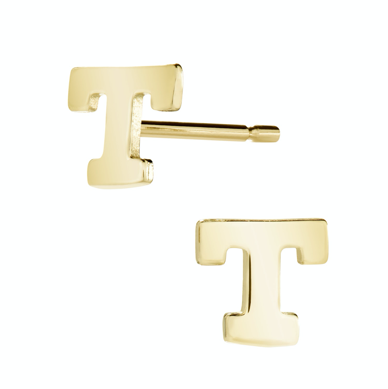 Initial Stud Earring (single)