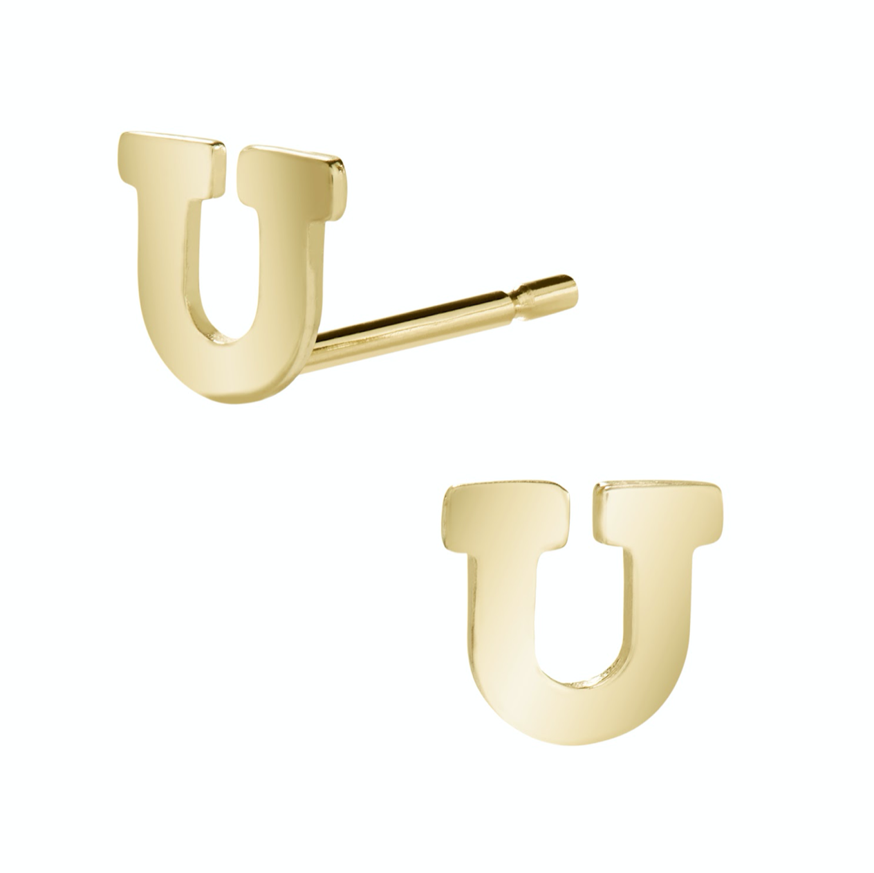 Initial Stud Earring (single)