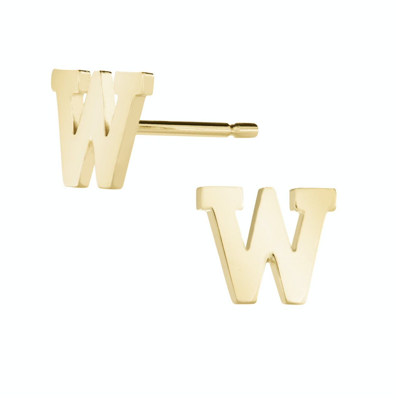 Initial Stud Earring (single)