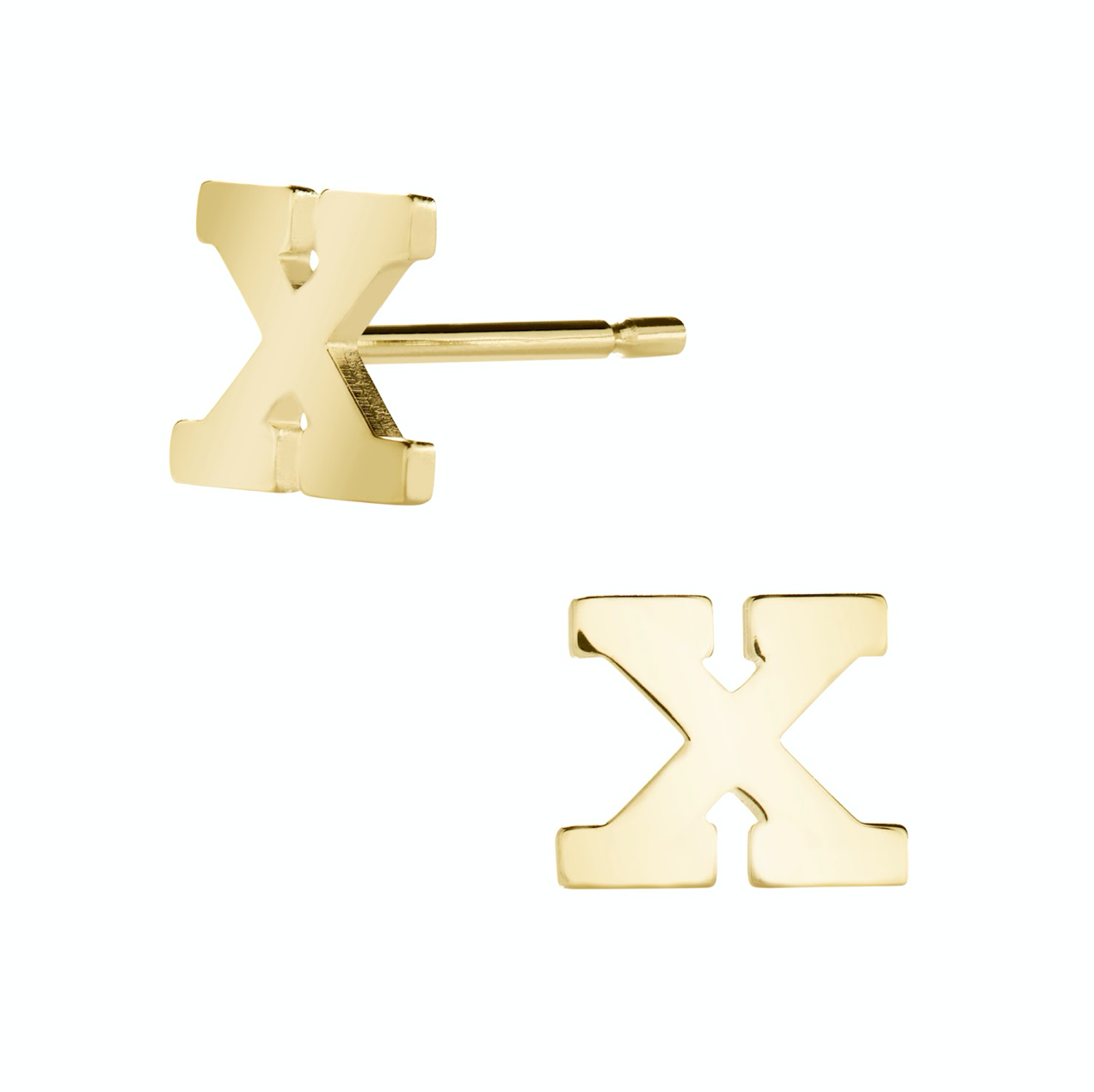 Initial Stud Earring (single)