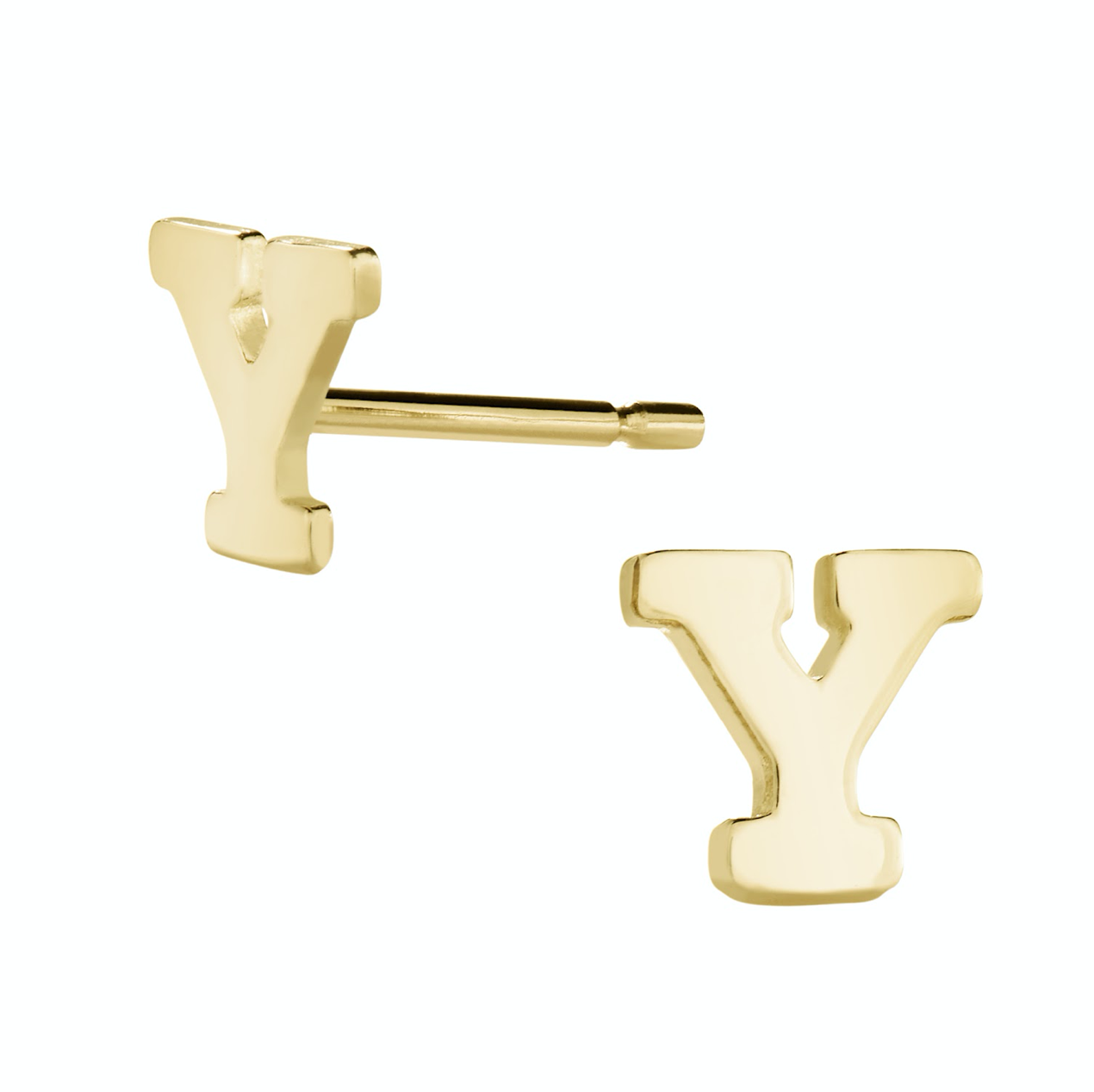 Initial Stud Earring (single)