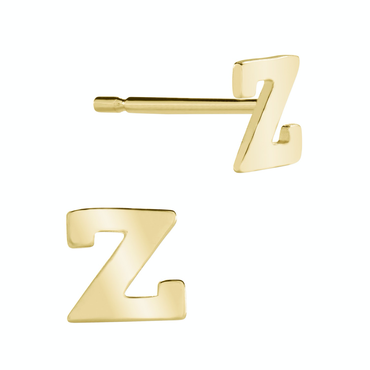Initial Stud Earring (single)