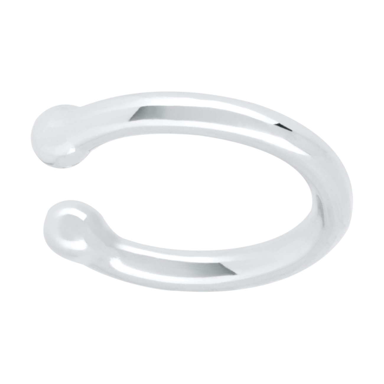 14K White Gold Ear Cuff