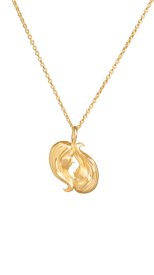 18K Gemini Necklace
