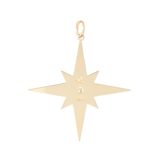 Starlight Diamond Star Pendant Large