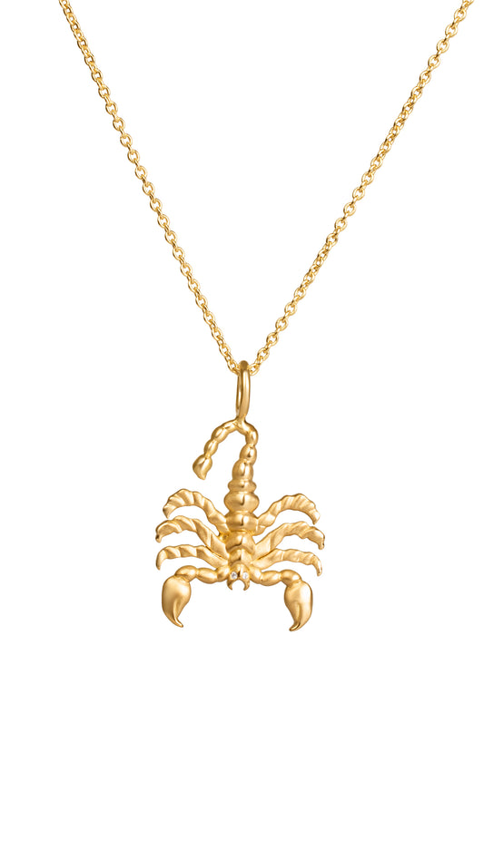 18K Scorpio Necklace