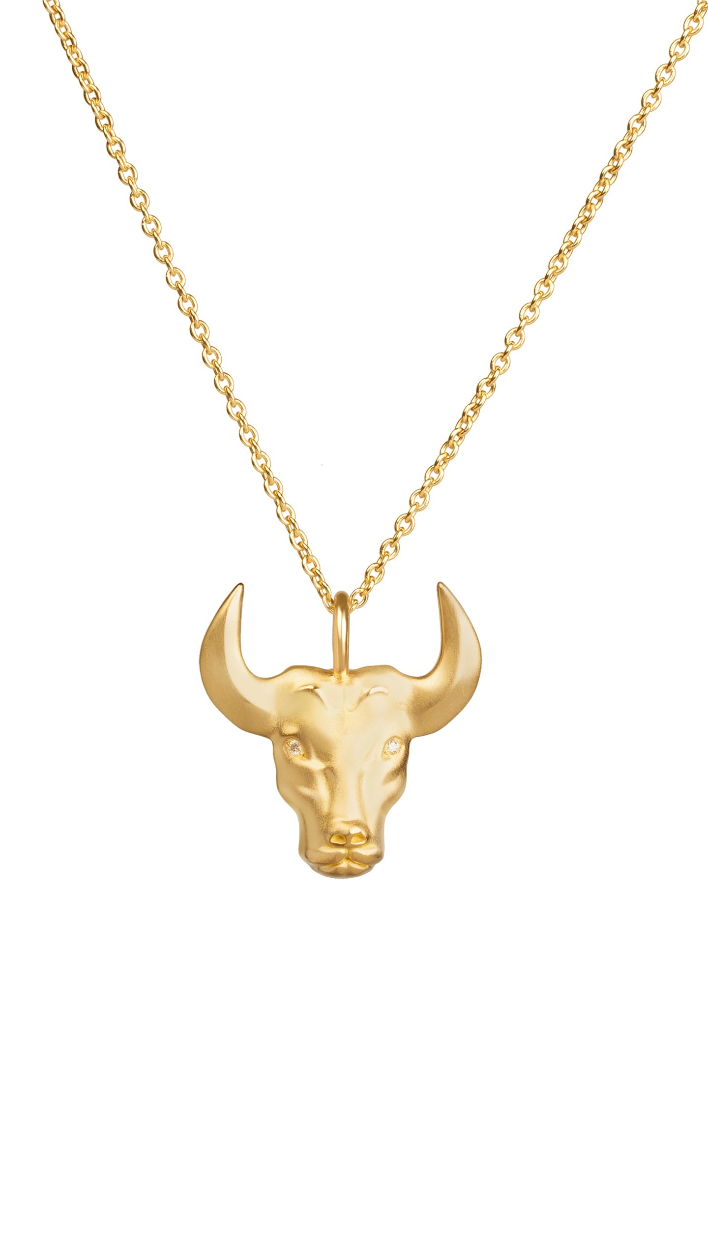 18K Taurus Necklace