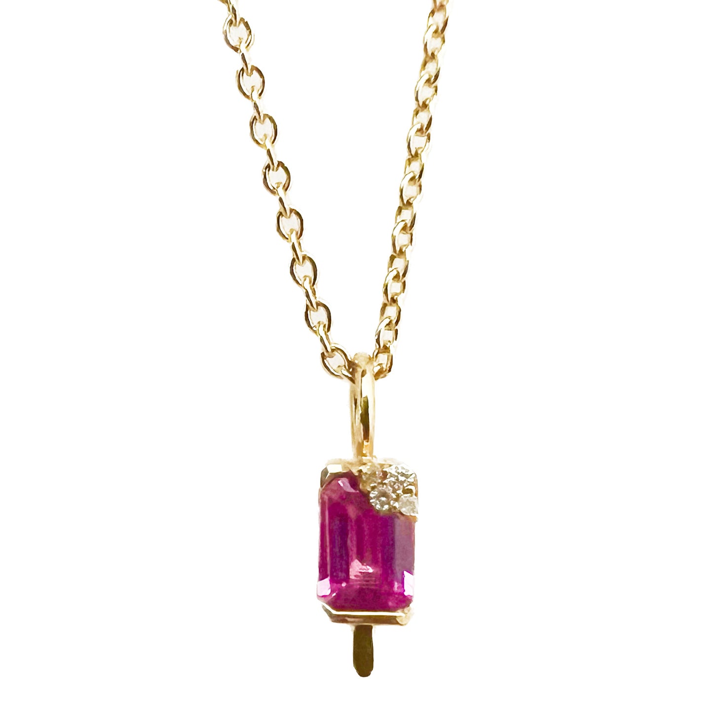 Popsicle Sapphire Pendant