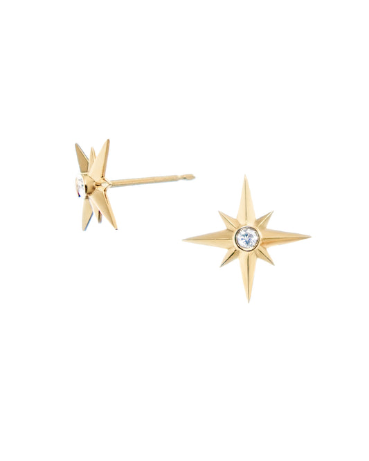 Starlight Diamond Stud Earring