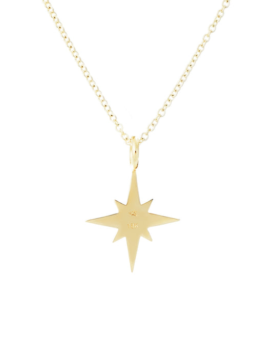 Starlight Emerald Star Necklace