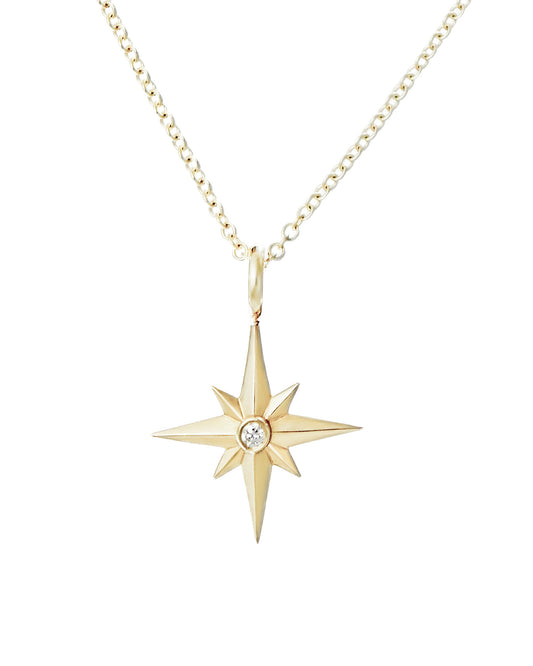 Starlight Diamond Star Necklace