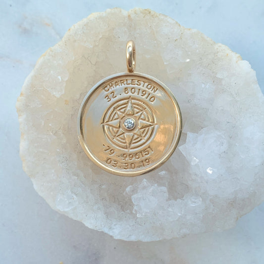 Save the Date Constellation Pendant