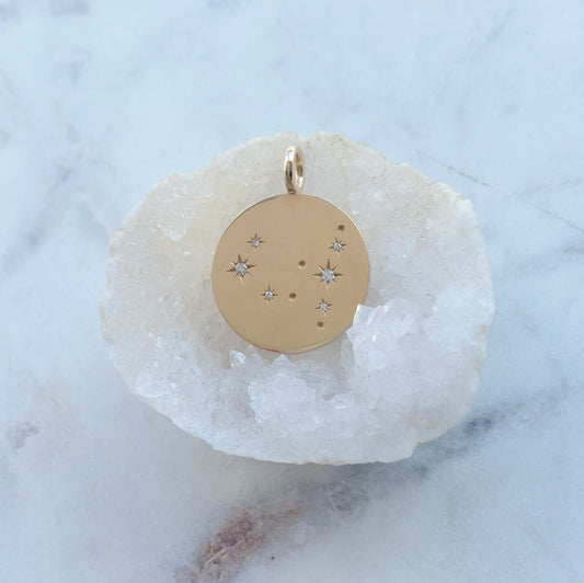 Save the Date Constellation Pendant