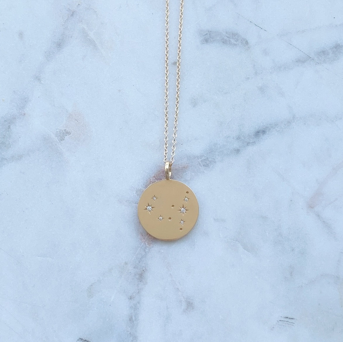 Save the Date Constellation Pendant