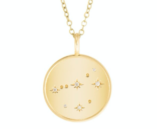 Double Sided Capricorn Constellation Necklace