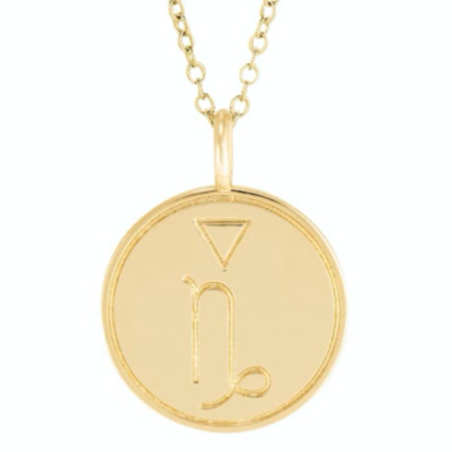 Double Sided Constellation Capricorn Necklace